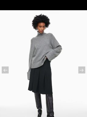 aritzia wilfred Windmill Pleated
Skirt black size 00